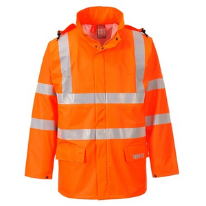 PORTWEST JACK SEALTEX FLAME FR FR41 HI-VIS ORANJE MT L