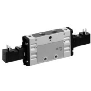 SOLENOID-OPERATED VALVE, SERIES TC15, SWITCHING PRINCIPLE 5/3CC, RETURN TYPE DOUBLE SOLENOID, SUPPLY 0820059001