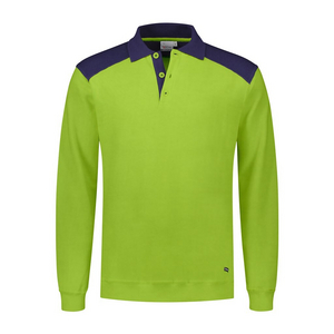 SANTINO POLOSWEATER TESLA LIME/MARINE MT L