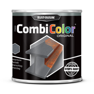 RUST-OLEUM COMBICOLOR HAMERSLAG 7388 DONKERGRIJS BLIK 250ML