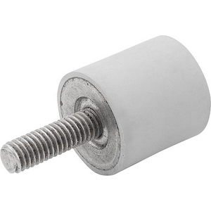 KIPP RUBBERDEMPER TYPE D M6X18 D=20 H=8 RVS K1318.02000855