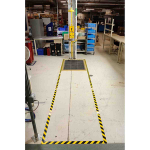 ROTOLO NASTRO PER MARCATURA DI PAVIMENTI TOUGHSTRIPE 104317 TS-50.80-514-BK/YL-STR-RL