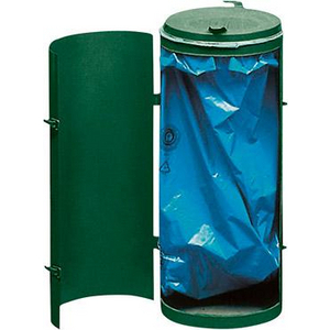 3410008015 Abfallsammler-Einfachtür 70 l moosgn H 900 mm