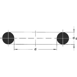 JOINT TORIQUE 30,8X3,6 FPM OR 30,8X3,6 80SH