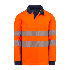 POLO EVERYWASH SUN OM 2XL POLYCOTON ORANGE/MARINE