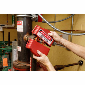 PACK 1 ADJUSTABLE GATE VALVE LOCKOUT "064057-ADJ GATE VALVE LOCKOUT 1-6.5"" W /LABELS"
