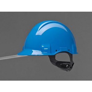 ELMETTO , UVICATOR, CRICCHETTO, NON VENTILATO, DIELETTRICO 440 V, FASCIA ANTISUDORE IN PLASTICA, BLU 7000104052