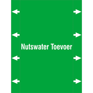 BRADY LEIDINGMERKER 160X210 NUTSWATER TOEVOER
