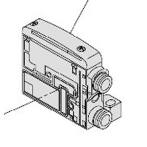 SMC END BLOCK SILENCER VVQC2000-2A-1-C10-S