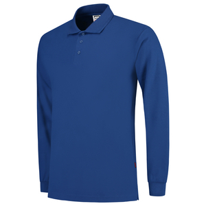 TRICORP POLOSHIRT LANGE MOUW 201009 ROYAL BLAUW MT S