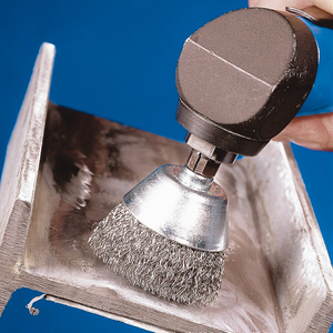 PFERD Shank mounted cup brush, crimped TBU 4015/6 ST 0,20