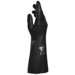 ULTRANEO 340 10 Chemikalienschhandschuh UltraNeo 340 schwarz Gr. 10