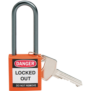 LUCCHETTO DI SICUREZZA COMPATTI CON ARCO DA 50 MM â CHIAVI DIVERSE 814139 814139