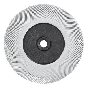 120 SPAZZOLE RADIALI A FILO ABRASIVO CURVO TIPO C- BB-ZZ DIAMETRO 200MM - P.N. 33130 BIANCO 7100138338