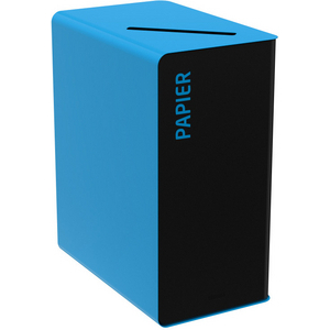 BORNE DE TRI SELECTIF 65L PAPIER GRIS/BLEU