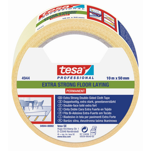 TESAFIX DUBBELZIJDIG TAPE 49s44 10MTR X 50MM TRANSPARANT