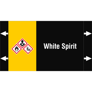 BRADY LEIDINGMERKER 165X90 WHITE SPIRIT