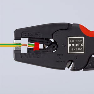 KNIPEX AUTOMATISCHE STRIPTANG 0,03 - 10 MM2 - 12 42 195