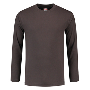 TRICORP T-SHIRT LANGE MOUW 101006 DONKER GRIJS MT 3XL