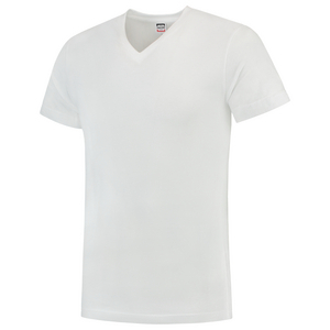 TRICORP T-SHIRT V HALS FIT 101005 WIT MT 3XL