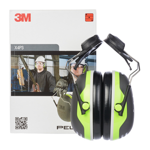 KAPSELGEHÖRSCHUTZ X4P3E, NEONGB SNR 32 PP30410004, Helmbefestigung