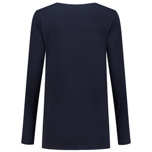 TRICORP T-SHIRT DAME LANGE MOUW 101010 MARINE MT S