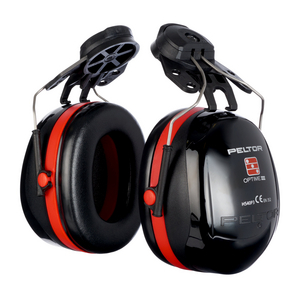 PELTOR OPTIME III EARMUFFS, 34 DB, BLACK/RED 7000107770