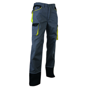 PANTALON TRICOLORE DYNAMICS T53 60/40 CO/PO GRIS/NOIR/JAUNE