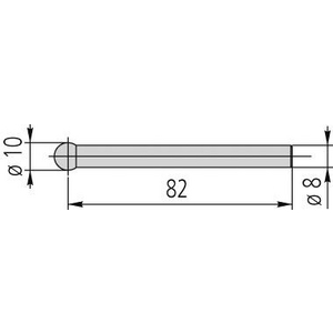 MITUTOYO BEVESTIGING 10MM DIA. LENGTH 120MM 12AAF669