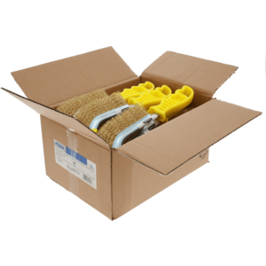 BROSSE UNIVERSELLE A M/PLAS. LAITON ONDULE 0,3 MM (T=25MM)