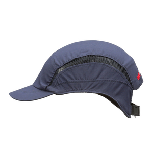 CASQUETTE ANTIHEURT BLEU MARINE VISIERE REDUITE 55MM