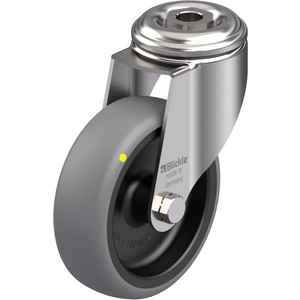 LKRXA-TPA 101G-ELS Lenkrolle Edelstahl mit Rückenloch