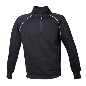 FELPA ZIP 1/3 NOTTINGHAM NERO 993351 # M