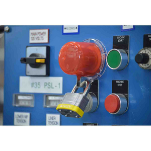 DISPOSITIVO DI LOCKOUT PER PULSANTI, BASE PICCOLA / CALOTTA BASSA 134018 16MM PUSH BUTTON LO DEVICE W/ STD COVER