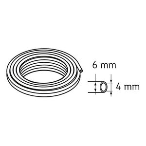 SKF GREASE HOSE LAPT 1000S 6X4MM