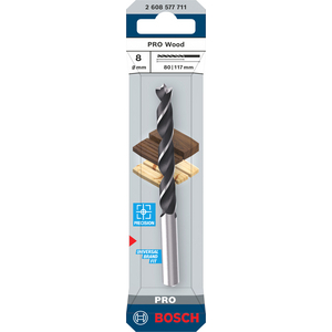 BOSCH HOUTBOOR PRO WOOD 8X75X117 MM, D 8 MM 2608577711