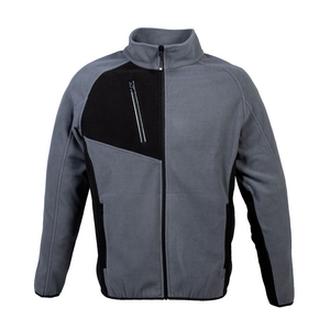 PILE ZIP LUNGA EDIMBURGO GREY 997531 # L GREY