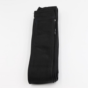 HOUSSE LG 4M D28 NYLON IGNIFUGE NOIR AVEC FERMETURE ECLAIR