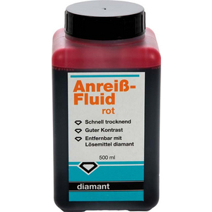 9453201500 Anreiß-Fluid 500ml rot Diamant