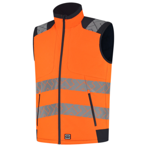TRICORP BODYWARMER REDEFINED HI-VIS 406110 OR/INK MT XL