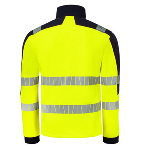 HAVEP SWEATVEST HI-VIS 10081 GEEL/MARINE MT L