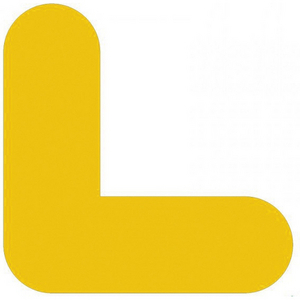 MARQUAGE SOL FLECHE JAUNE L300MM, LOT DE 20