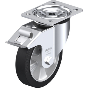 ROULETTE PIVOT. 300KG D.160MM AC BAND.CAOUT 40MM MOY BILLE+FR