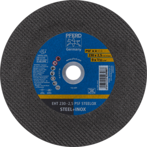 PFERD Cut off wheel EHT 230 2,5 A 24 P PSF INOX/22,23
