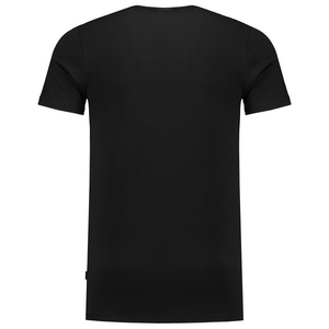 TRICORP T-SHIRT ELASTAAN FIT V HALS 101012 ZWART MT 4XL