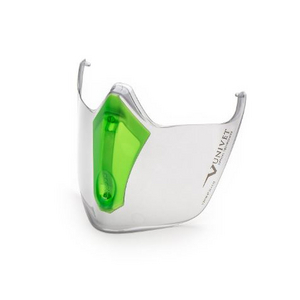 MASCHERA FACCIALE CLEAR SATINATO/VERDE 6X3F.01.00