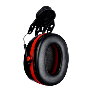 PELTOR OPTIME III EARMUFFS, 34 DB, BLACK/RED 7000107770