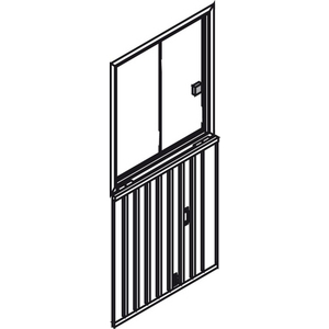 3110030965 Alu-Schiebefenster