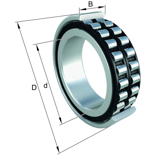Roulement à Rouleaux Cylindriques FAG NU2215E - 75x130x31 Mm - Neuf (sans Boîte)
