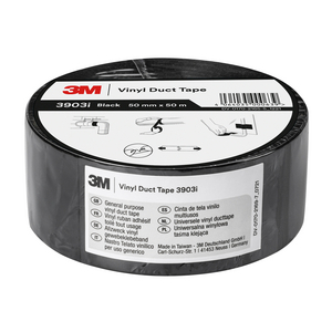 NASTRO VINILICO TELATO 3M 3903I NERO 50MM X 50MT 0.19MM 7100263682